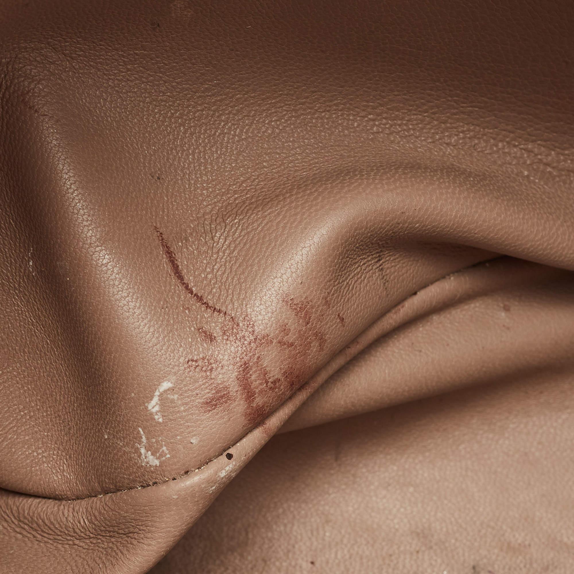 Carolina Herrera Brown Leather CHHC Flap Shoulder Bag 6