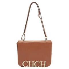 CH Carolina Herrera Monogram Patterned Handle Bag - Black Handle Bags,  Handbags - WC333017