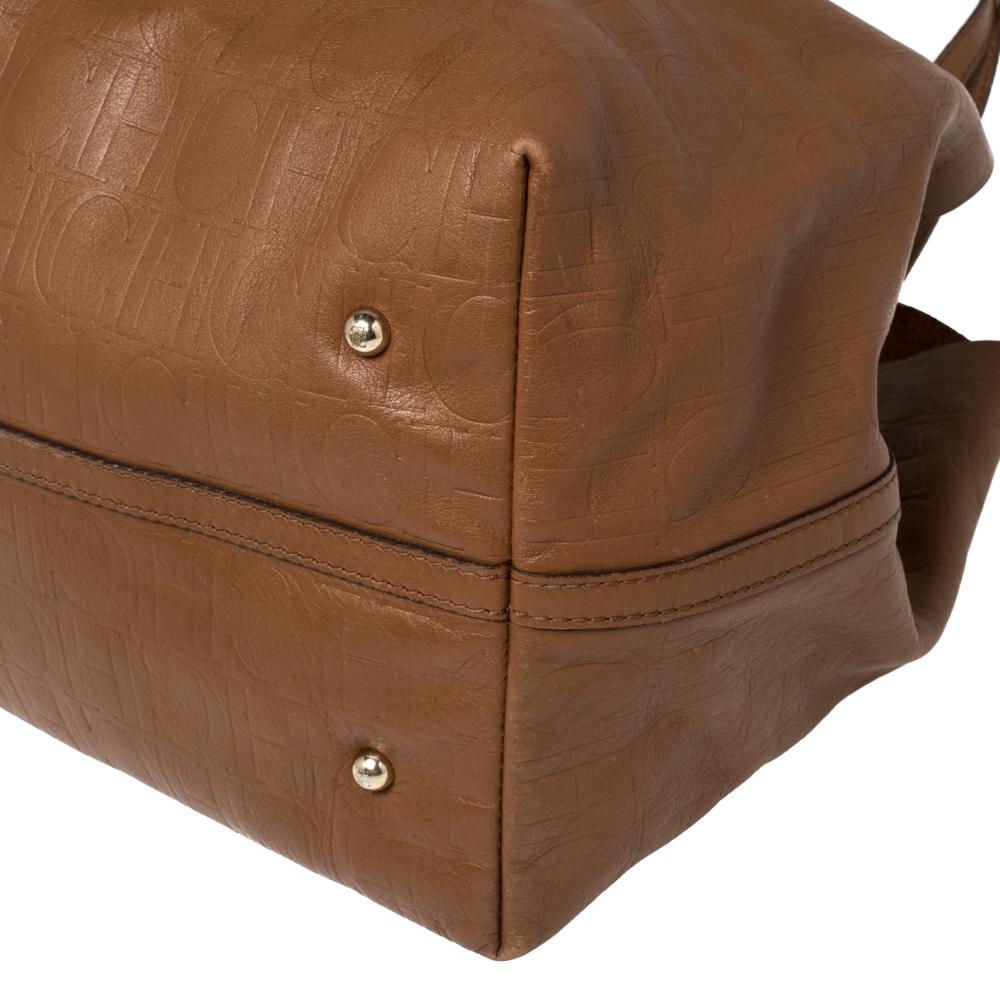 Carolina Herrera - Tote Matrioska in pelle Monogram marrone 3