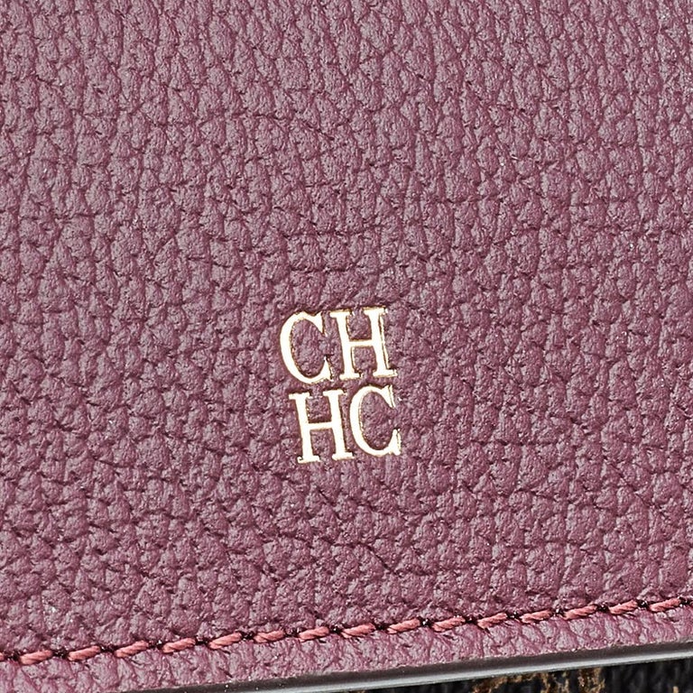 Royal  Cross body wallet burgundy - CH Carolina Herrera France