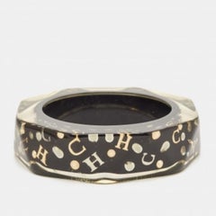 Bracciale in resina con cristalli CH di Carolina Herrera in tonalità oro