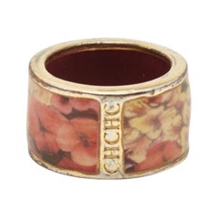 Carolina Herrera CH Anello smaltato in oro misura 54