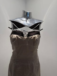 Carolina Herrera Cream Strapless Dress