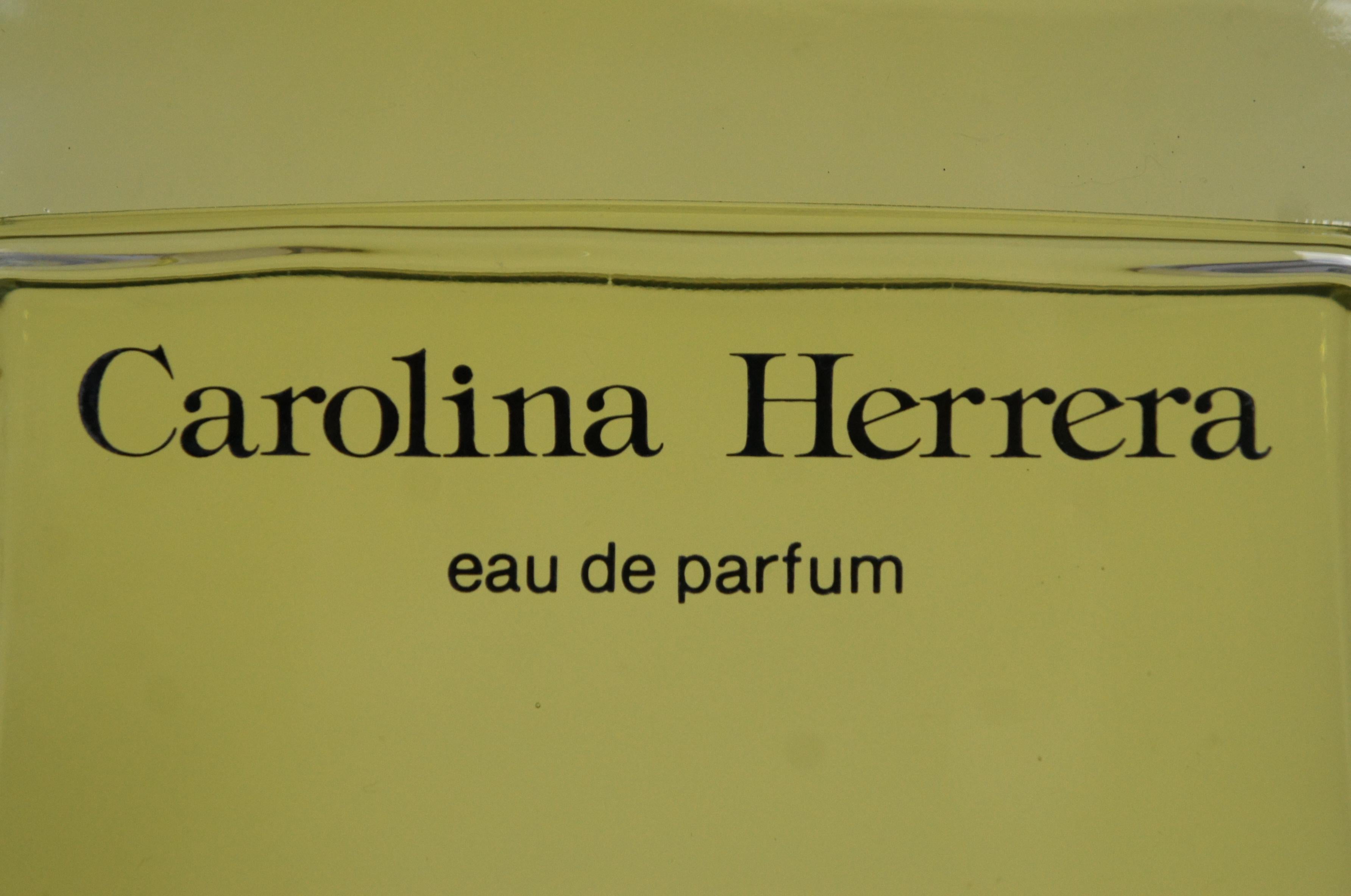 20th Century Carolina Herrera Eau de Parfum Factice Cologne Perfume Bottle Store Display