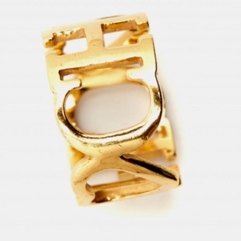 Bague en or Carolina Herrera Taille 53 en vente 2