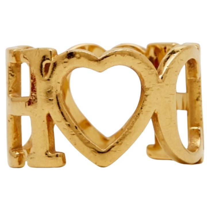 Bague en or Carolina Herrera Taille 53 en vente