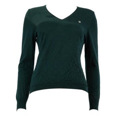 Top in maglia con logo in lana Greene & Greene taglia L.L.A.