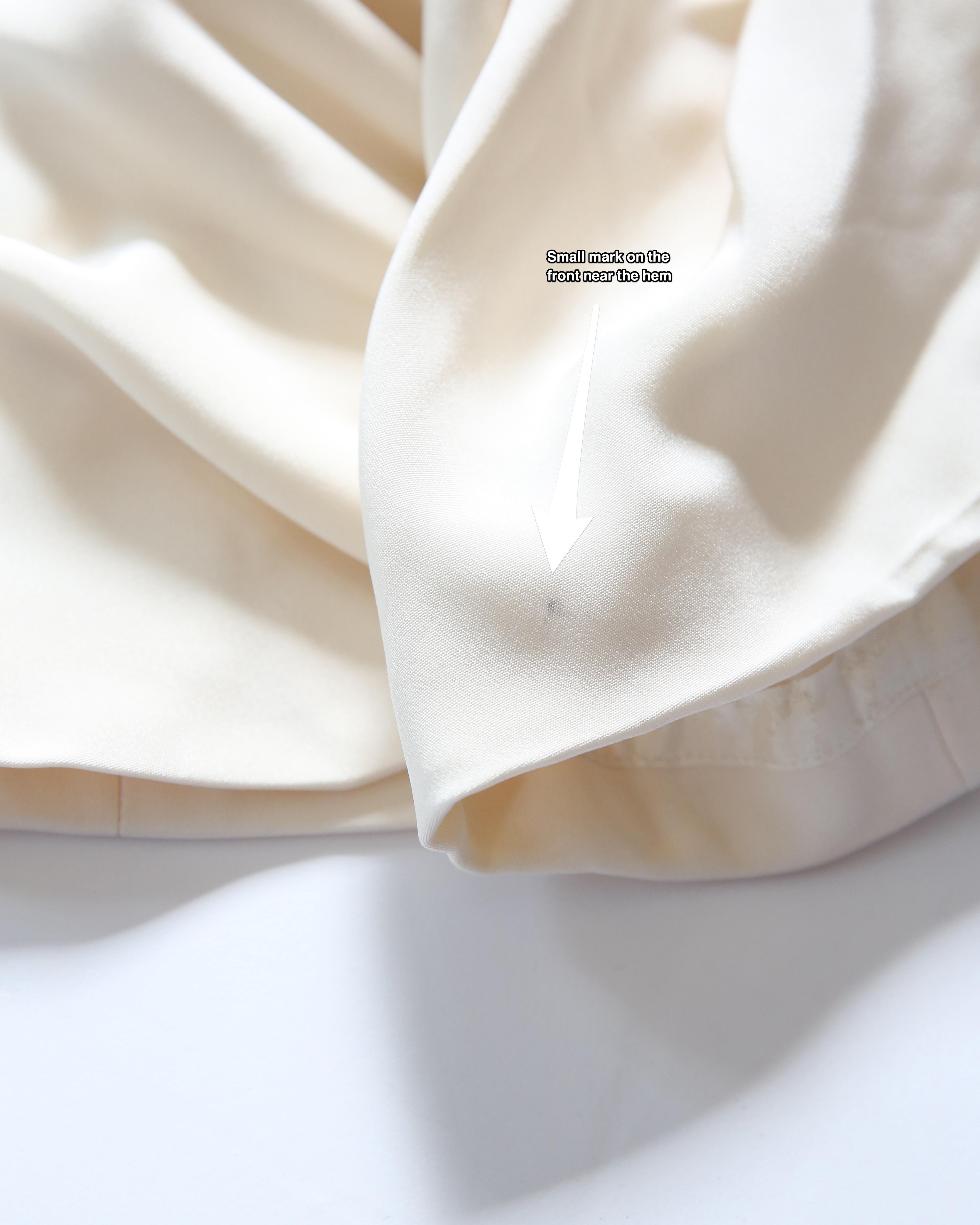 Carolina Herrera ivory cream sleeveless fit and flare babydoll style mini dress For Sale 5