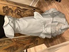 Carolina Herrera Light Blue Formal Evening Gown