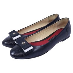 Carolina Herrera Logo Ballet Flat Size EU 37