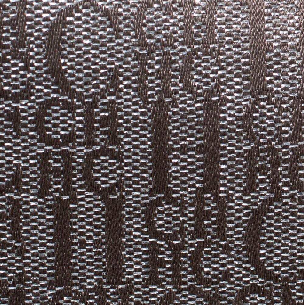 Carolina Herrera Metallic Silber Monogramm Geprägtes Leder Andy Boston Tasche 2