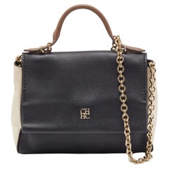 Carolina Herrera Multicolor Leather Mini Minuetto Top Handle Bag