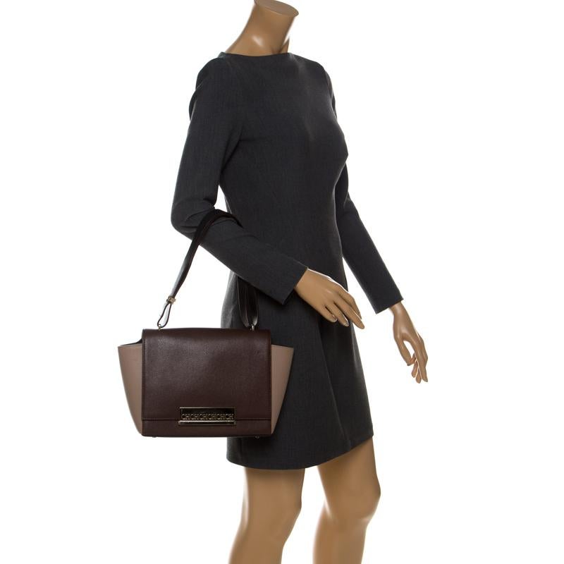 Black Carolina Herrera Multicolor Leather Shoulder Bag