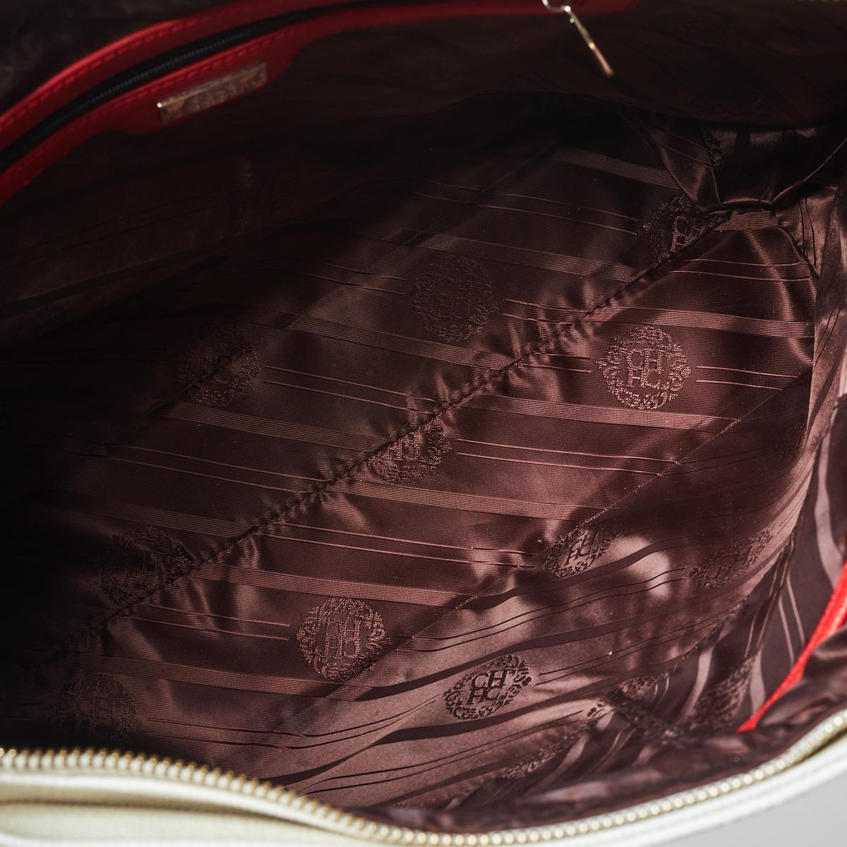 Carolina Herrera - Tote in tela Monogram multicolore con tucano 4
