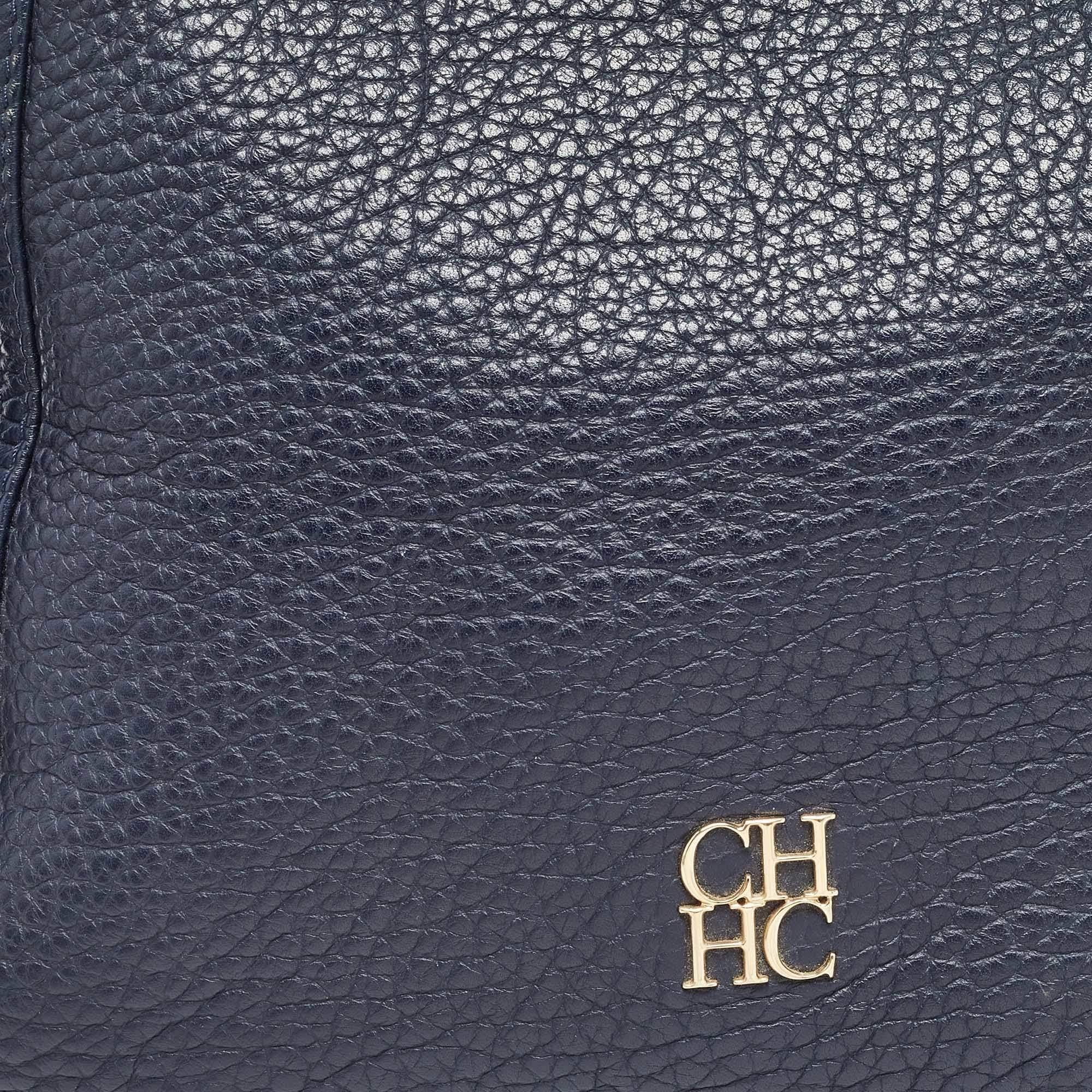 De las mujeres Carolina Herrera Hobo de borlas Maria de piel azul marino en venta