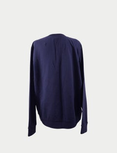 Carolina Herrera Sudadera Bordada Logo Azul Marino - XL