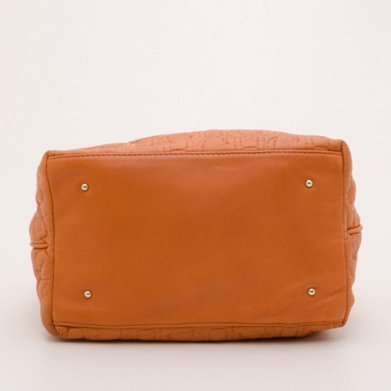 Carolina Herrera Orange Pleated Bag 1