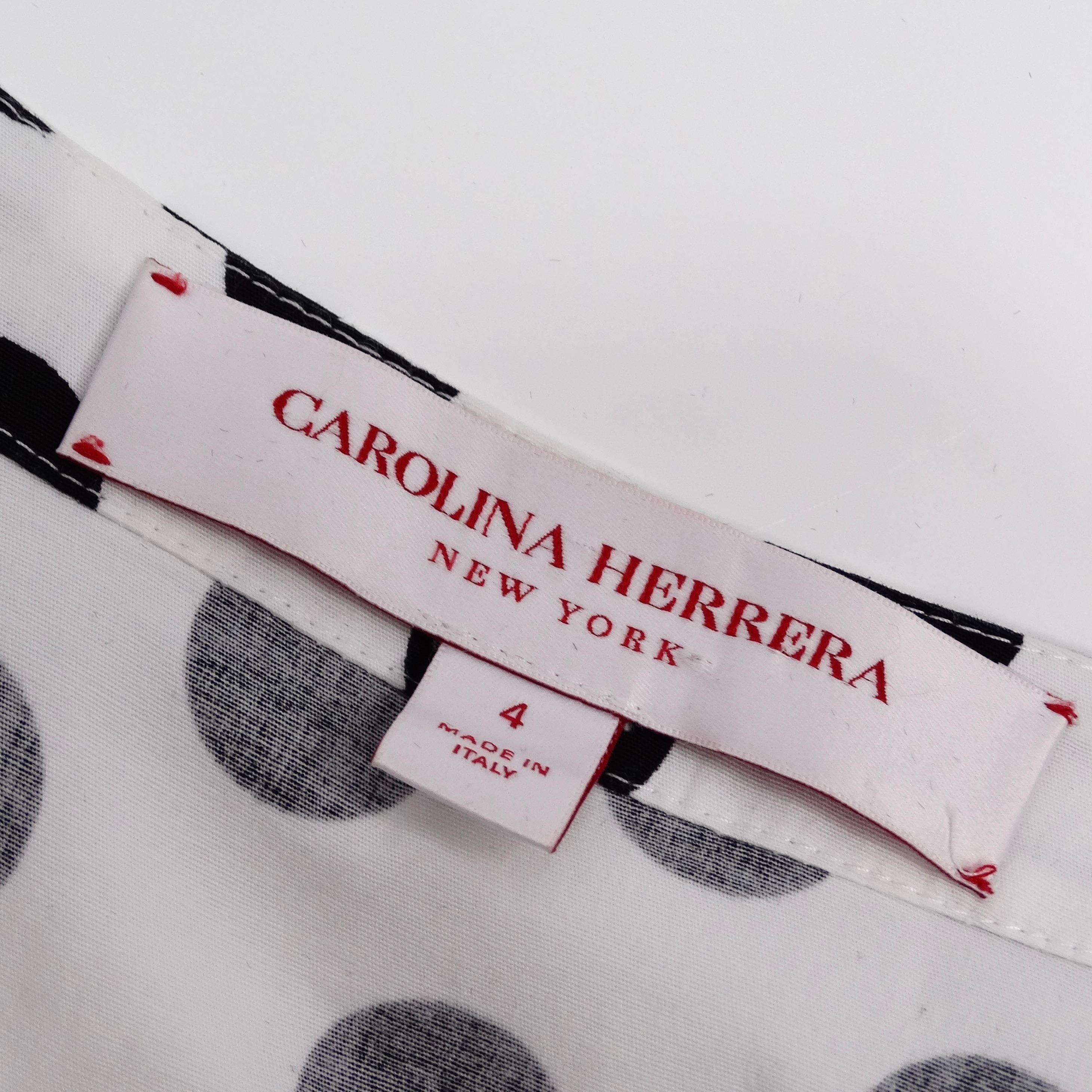 Carolina Herrera Polka Dot Blouse 3