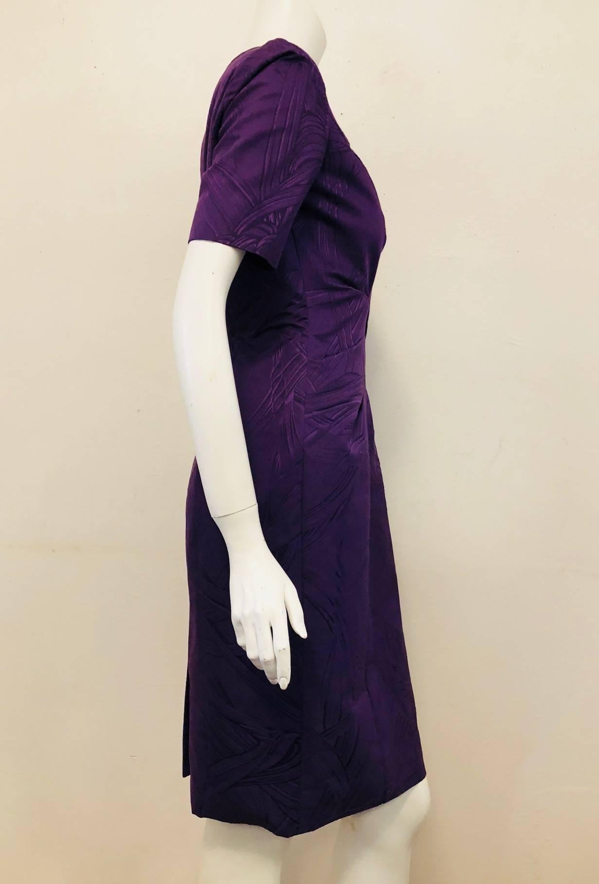 lavender sheath dress