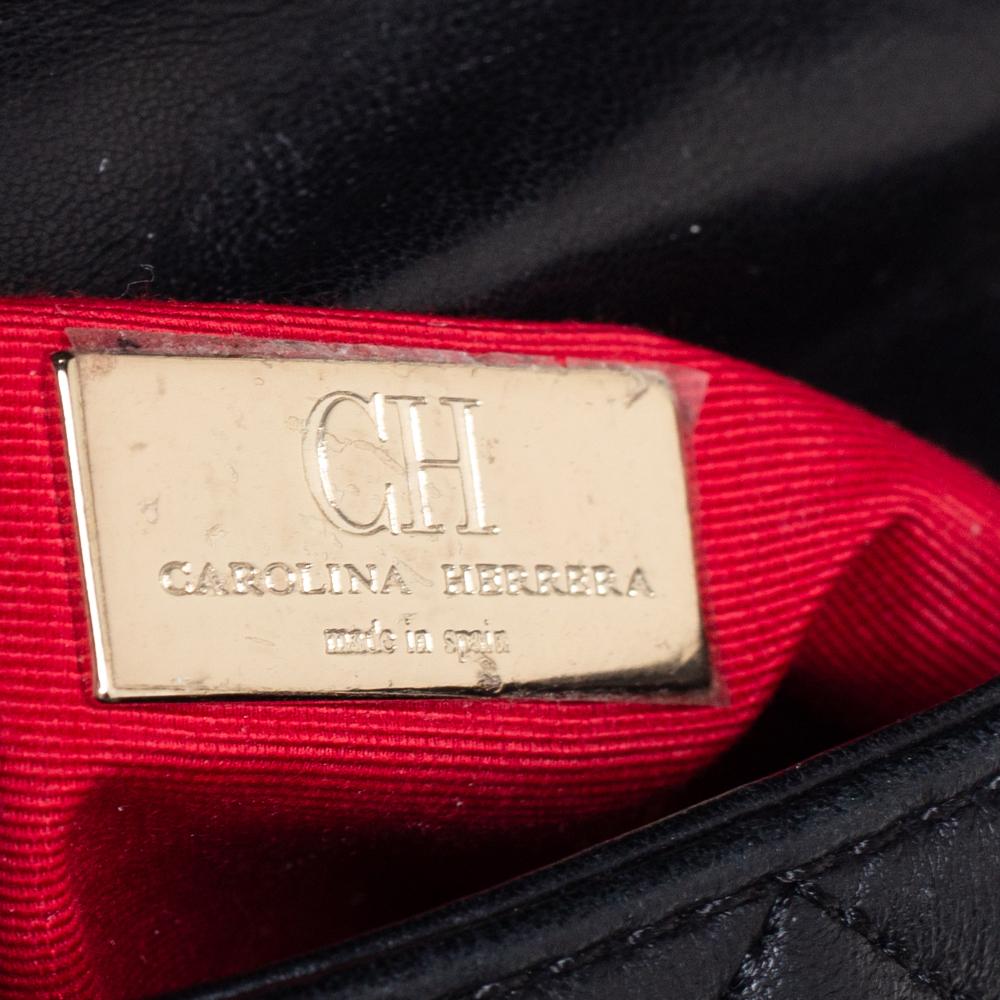 Carolina Herrera Quilted Leather Chain Crossbody Bag 1
