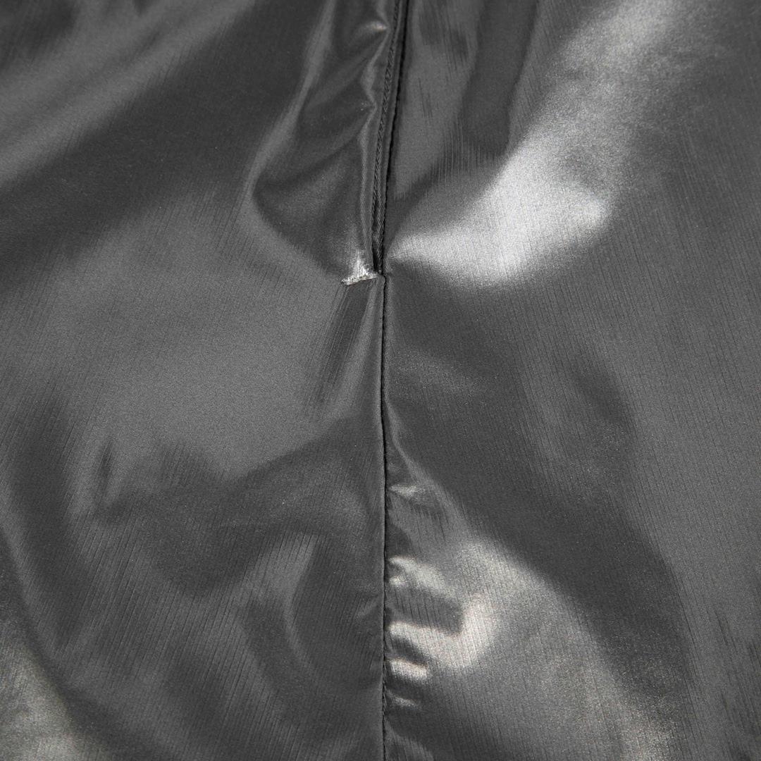 Marrone A. Silver Metallic Raincoat con cappuccio taglia XS di Carolina Herrera in vendita