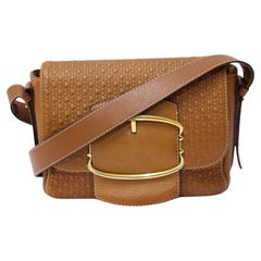 Carolina Herrera Tan Charnela Insignia Medium Crossbody Bag