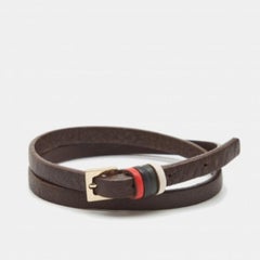 Carolina Herrera - Bracciale in pelle color oro per la Giornata Nazionale degli Emirati Arabi Uniti