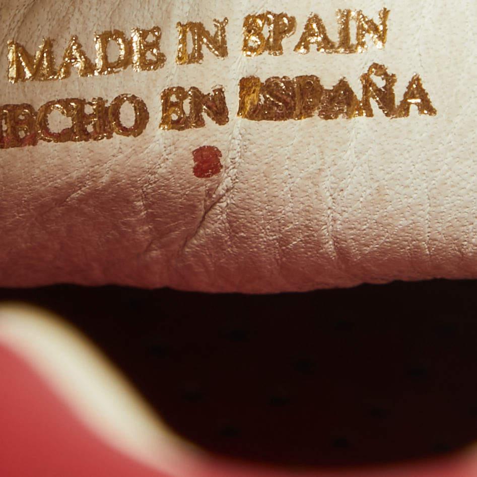 Carolina Herrera, scarpe da ginnastica allacciate in pelle bianca taglia 42 3