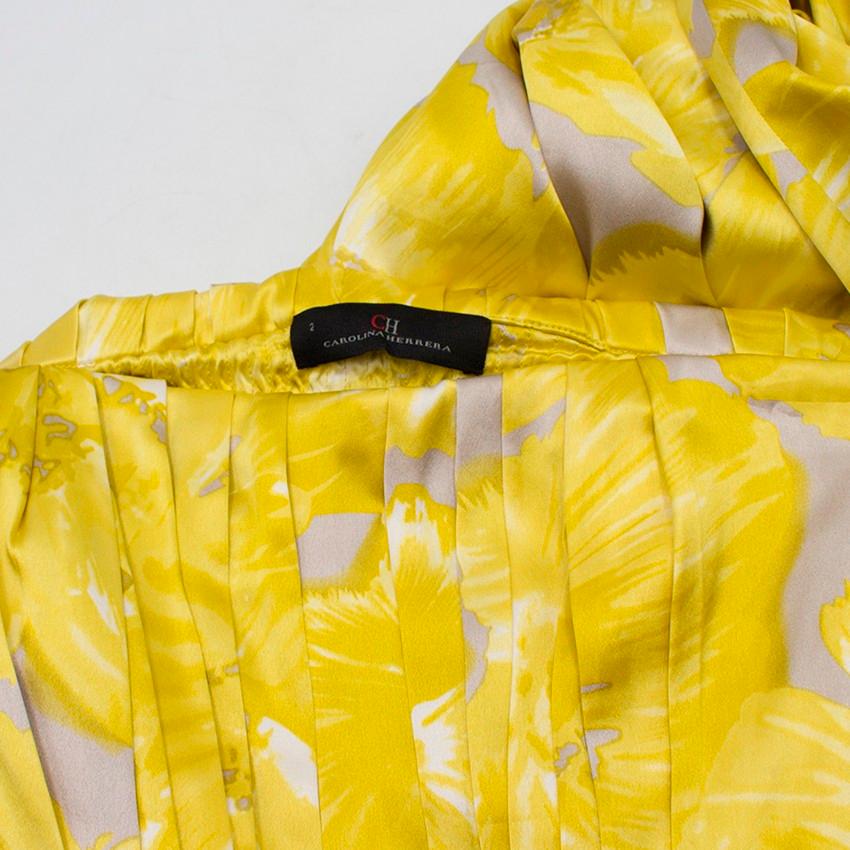 carolina herrera yellow dress
