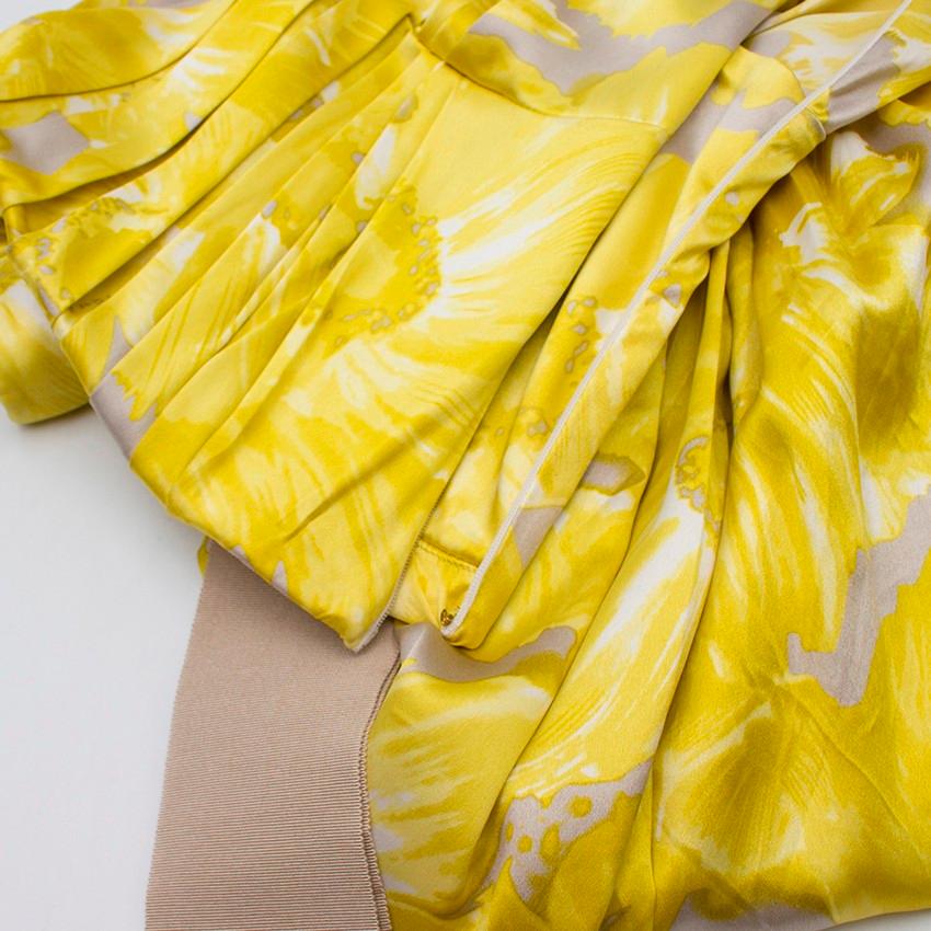 yellow carolina herrera dress
