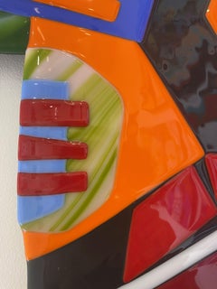 Joy - Original Fusion Glass Wall Sculpture