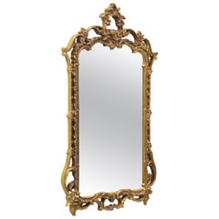 CAROLINA MIRROR Rococo Style Gold Gilt Wall Mirror