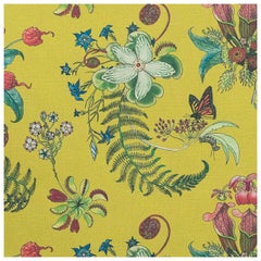 Carolina Posies in Cornbred Tropical Botanical Wallpaper