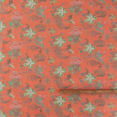 Carolina Posies in Sarsaparilla Botanical Tropical Linen