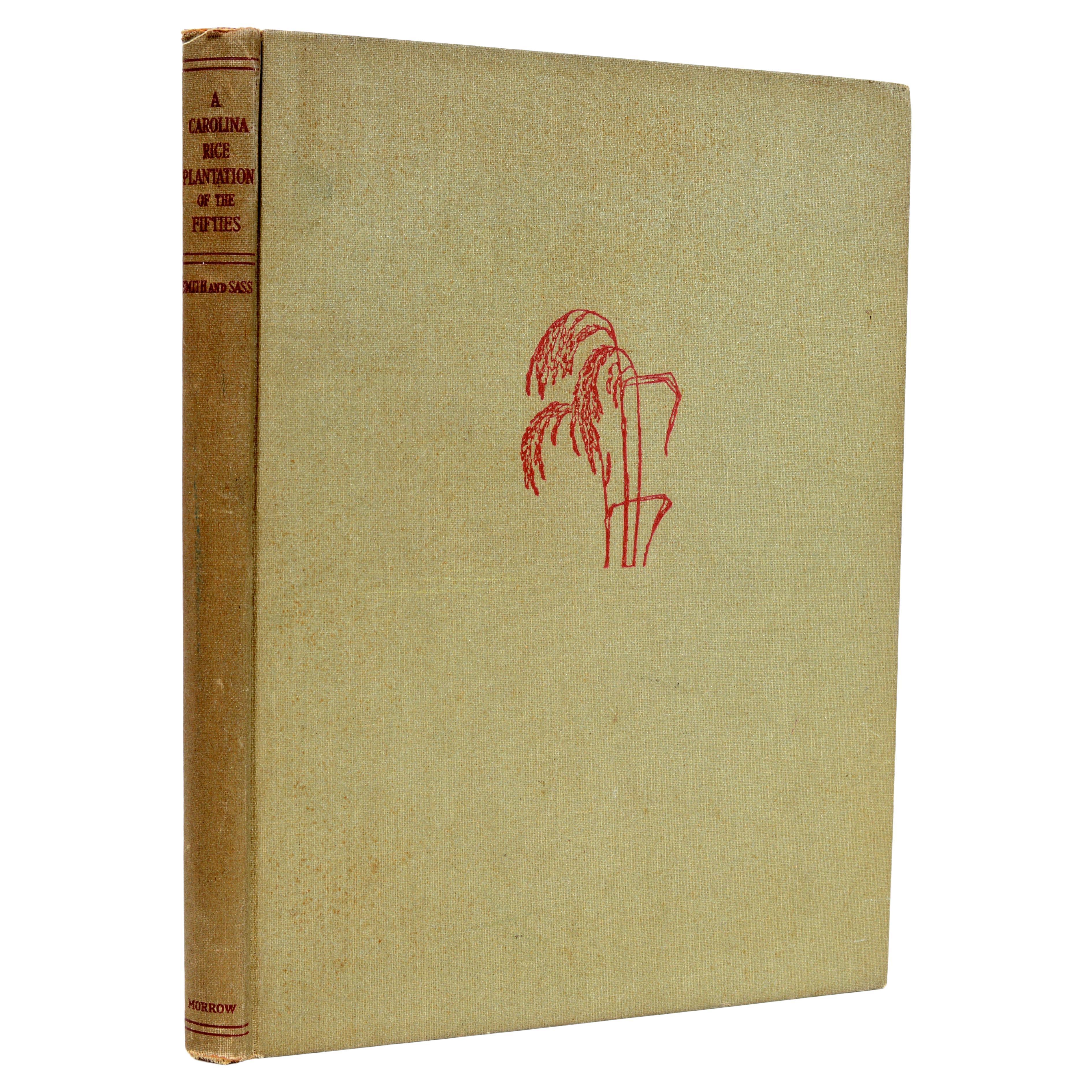 Carolina Rice Plantation of the 50er Jahre, signiert von der Illustratorin, Kopie des Verlegers im Angebot