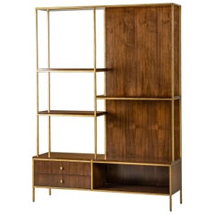 Carolina Shelf in Solid Oak and Walnut Structure at 1stDibs