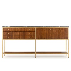 Carolina Sideboard with Black Marquina Marble Top