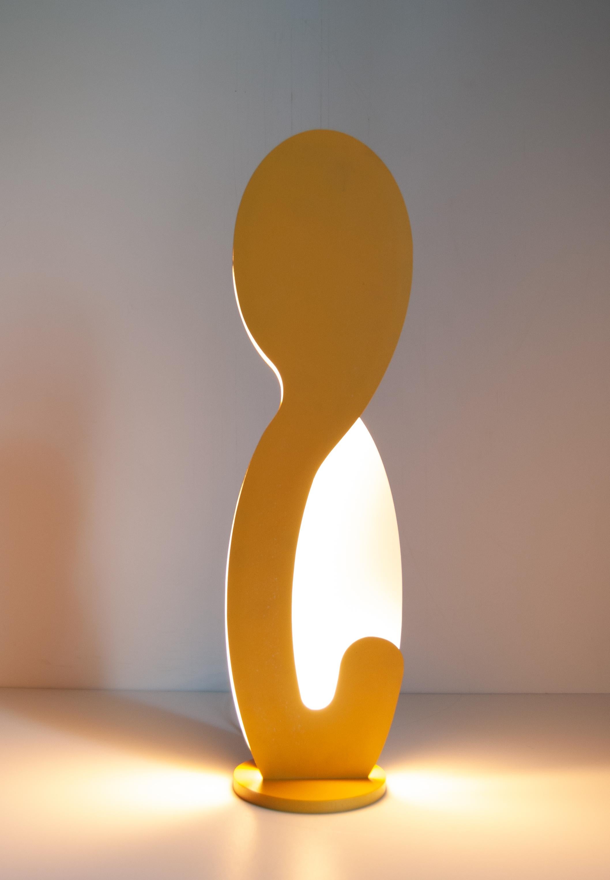 Fer Lampe à poser Carolina Hand Made Minimalist Italian Design by Tommaso Cristofaro en vente
