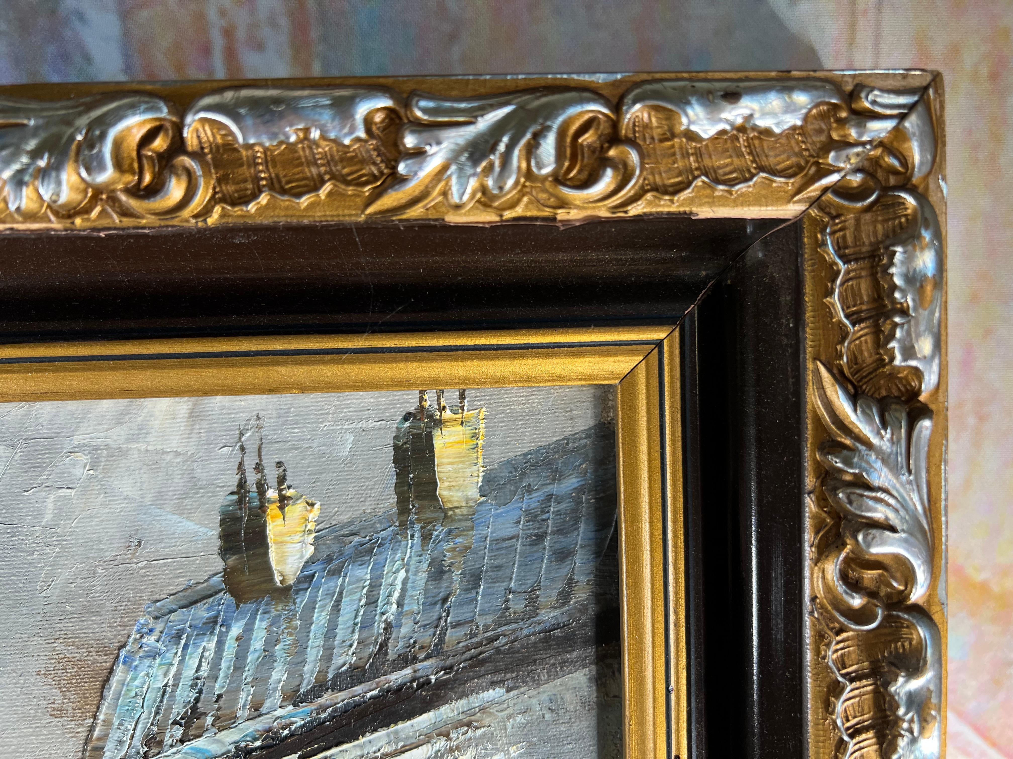 Caroline Burnett Quadro: Scena di strada parigina con il Sacro Cuore di Montmartre in vendita 4