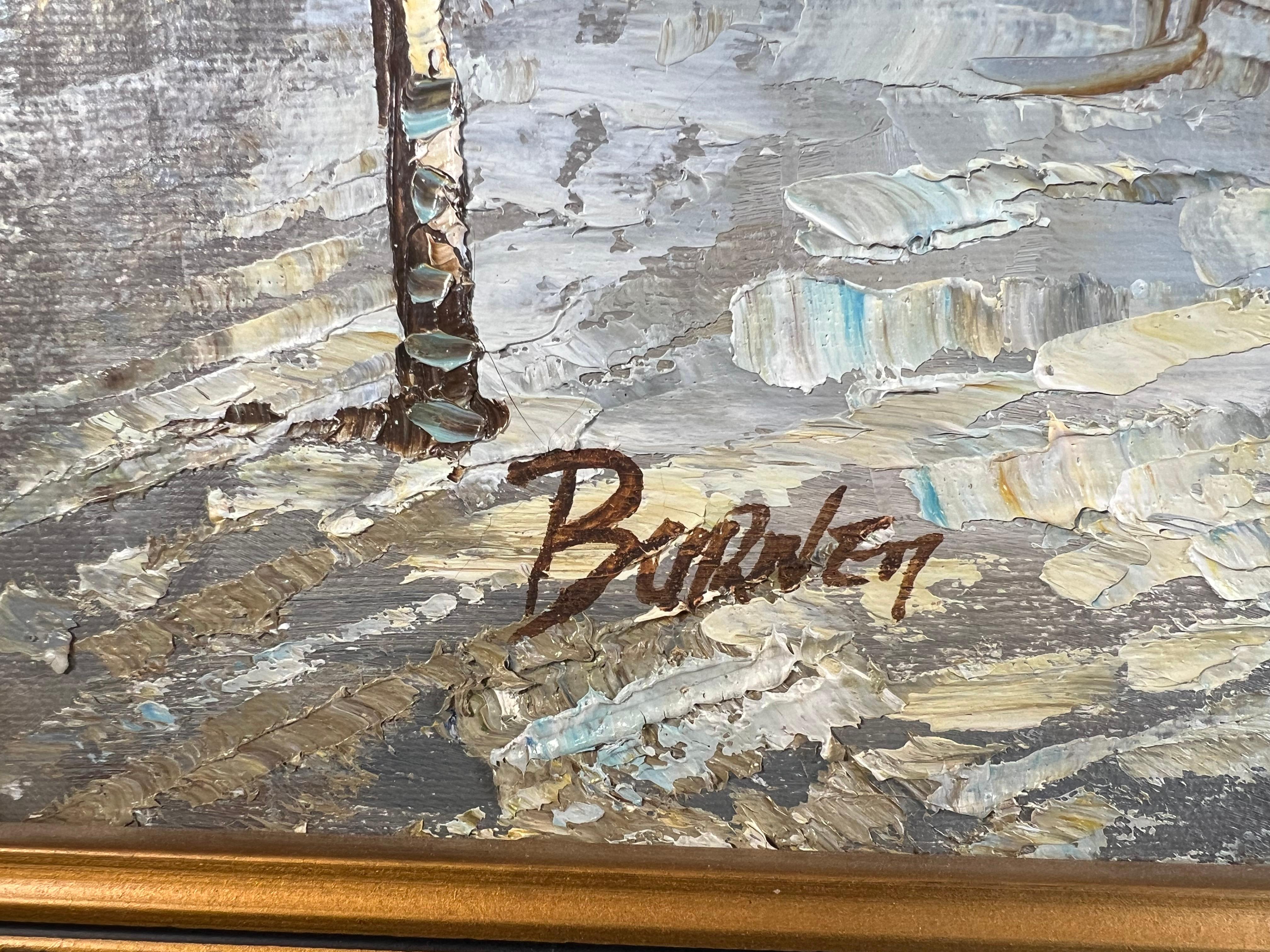 Caroline Burnett Quadro: Scena di strada parigina con il Sacro Cuore di Montmartre in vendita 3