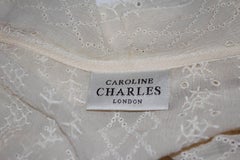 Caroline Charles Ivory Silk Blouse