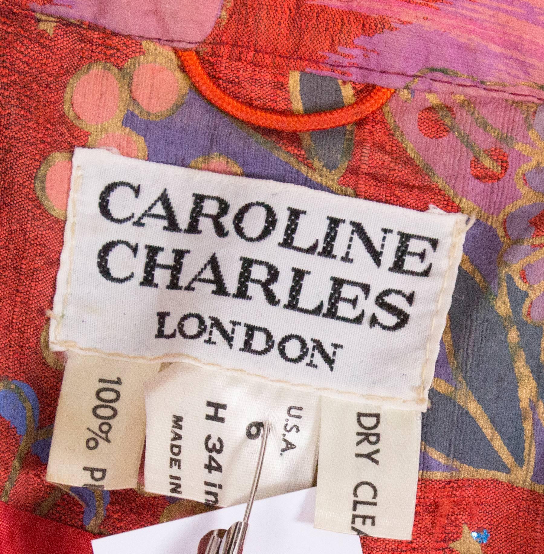 Caroline Charles Silk Jacket 2