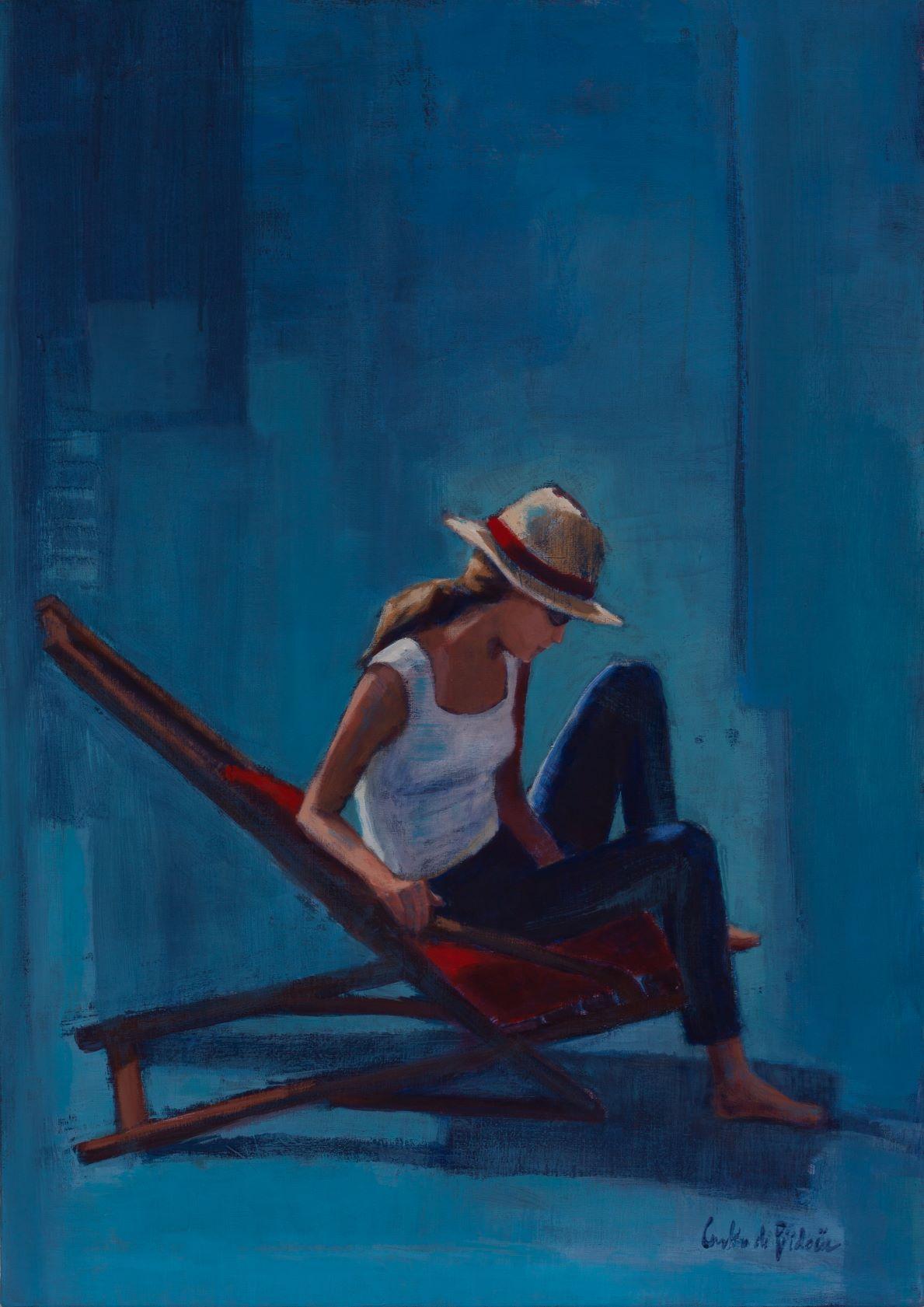 Caroline de Piedoue è un'artista francese nata nel 1954 che vive e lavora a Berchères-sur-Vesgre, Eure-et-Loire, Francia. Il tema dei suoi dipinti è in gran parte urbano, ma anche scene di spiaggia. Ha anche collaborato con attori e registi