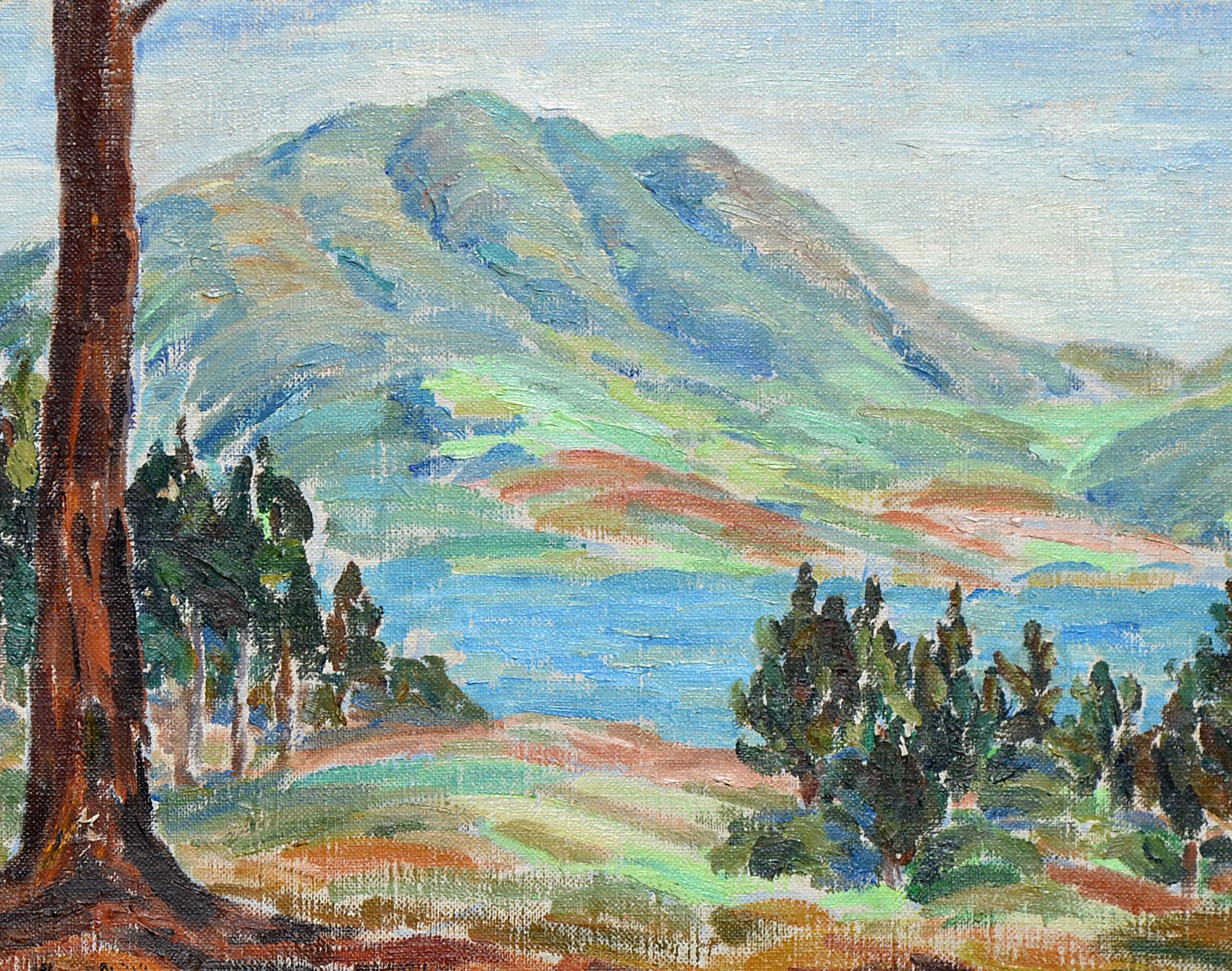 Tomales Bay Landscape - Painting by Caroline Dorothea (Dolly) Phillips