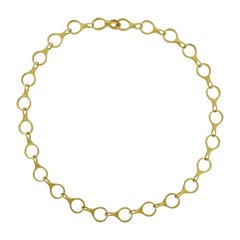 Caroline Ellen Gold Link Necklace