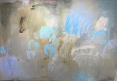 St Ives, Ravel. Quadro originale, Paesaggio astratto, Arte moderna, Blu