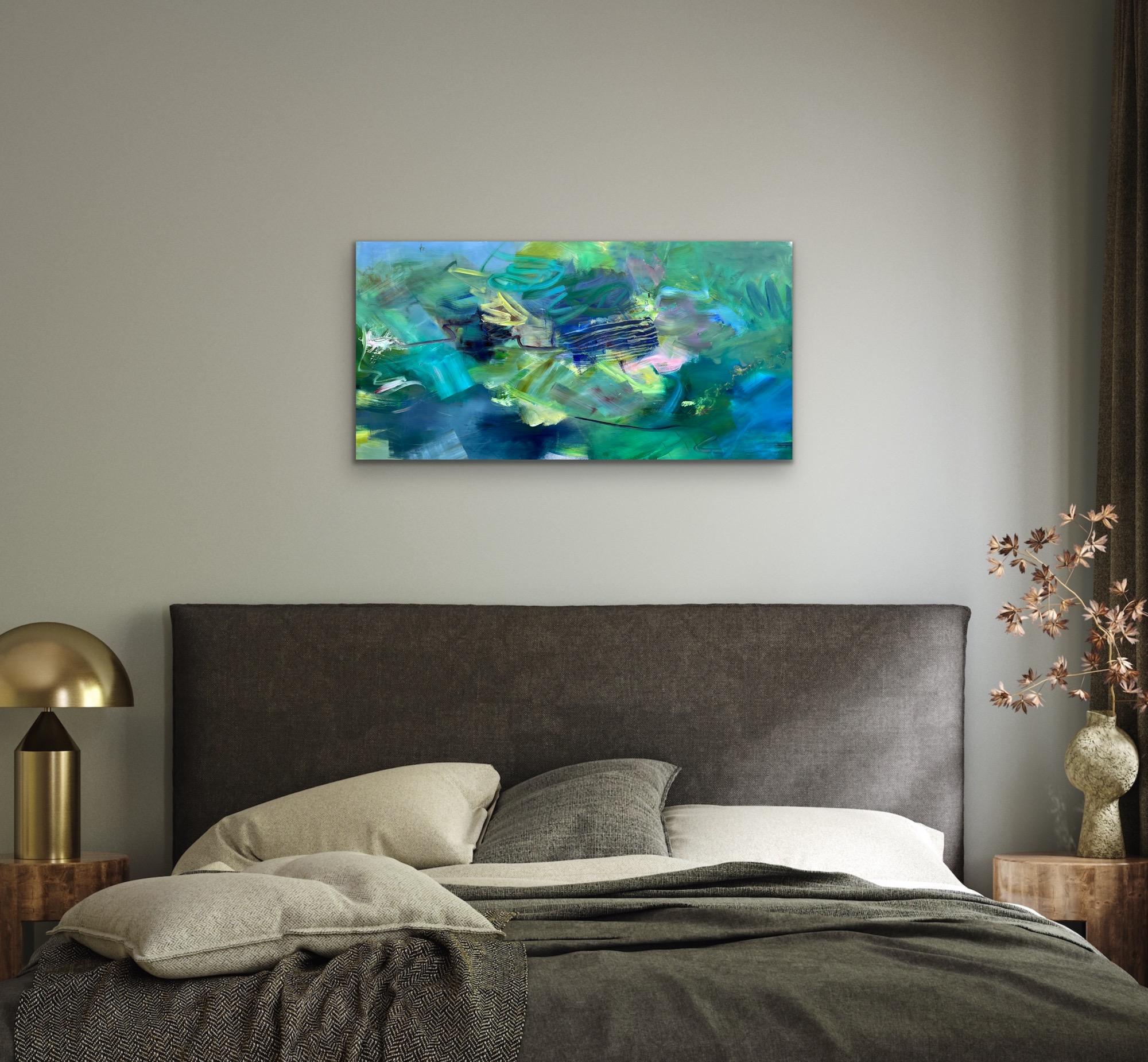 The View from Farley, Spring, modern art, contemporary painting, landscape For Sale 5