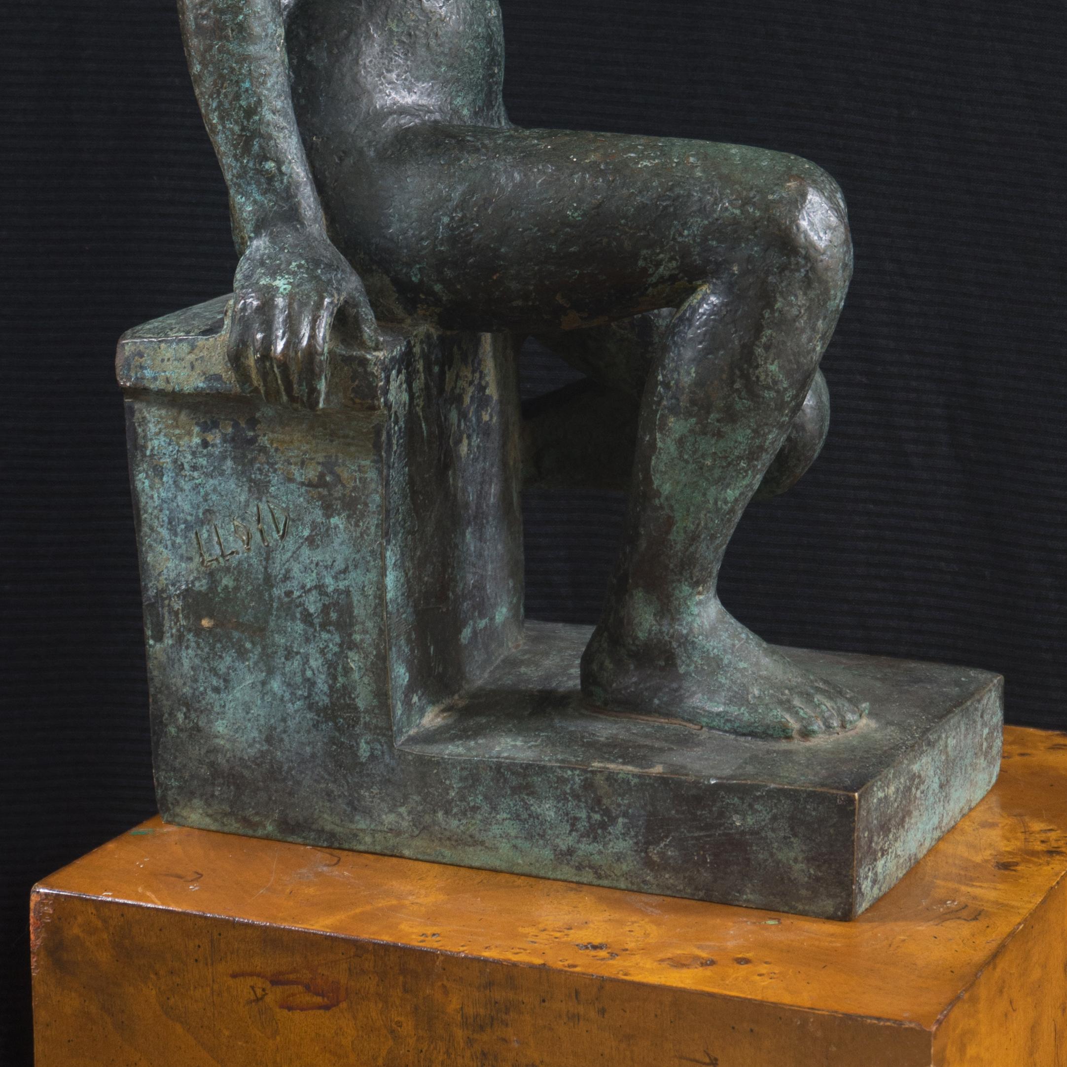 'Seated Nude', Paris, Académie Chaumière, Salon D'Automne, LACMA, Woman Sculptor For Sale 6
