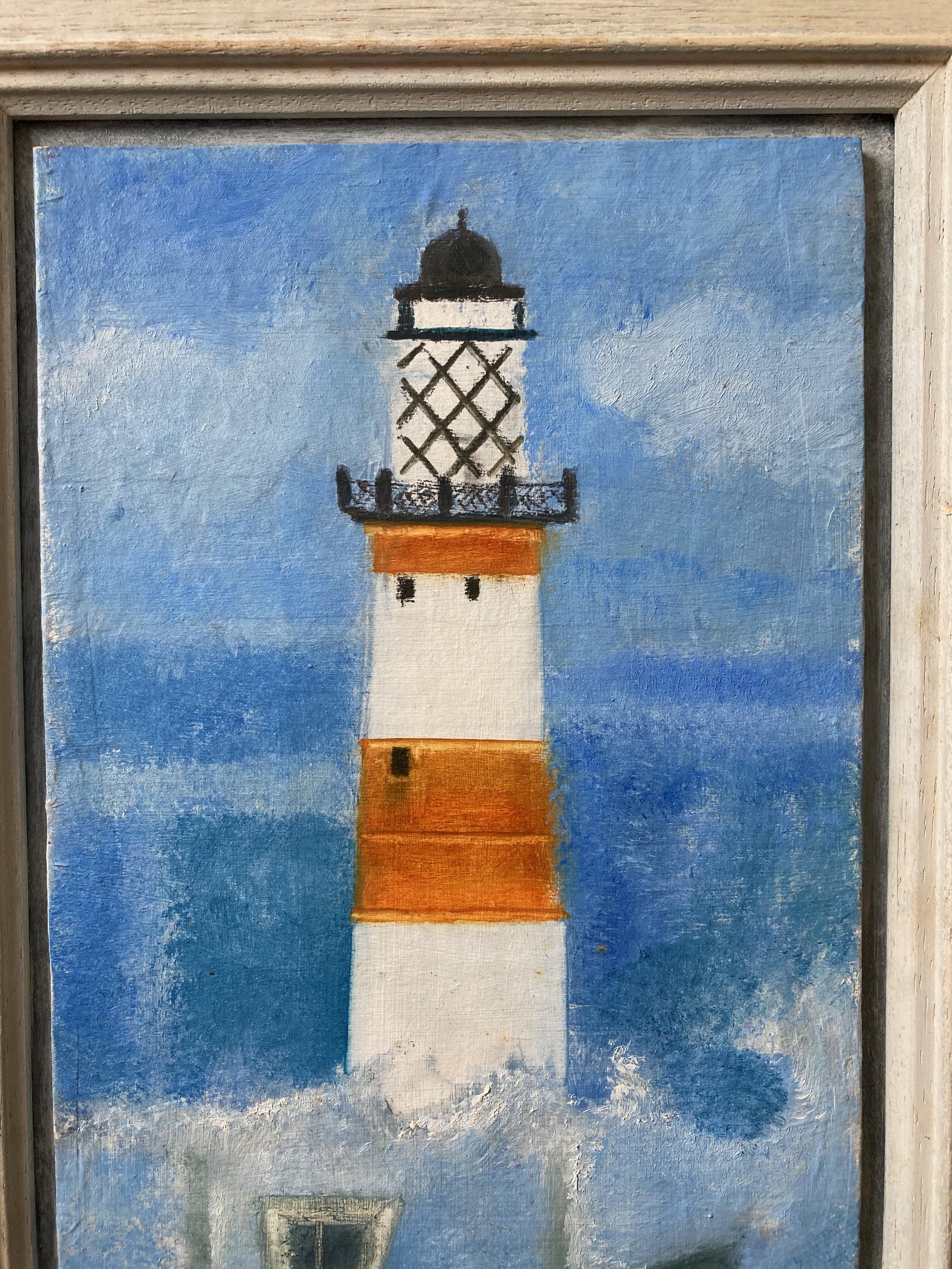 Caroline McAdam Clark, Contemporary
The Lighthouse
Signed
Oil on board
8 x 5 inches
14 x 11 inches with the frame.