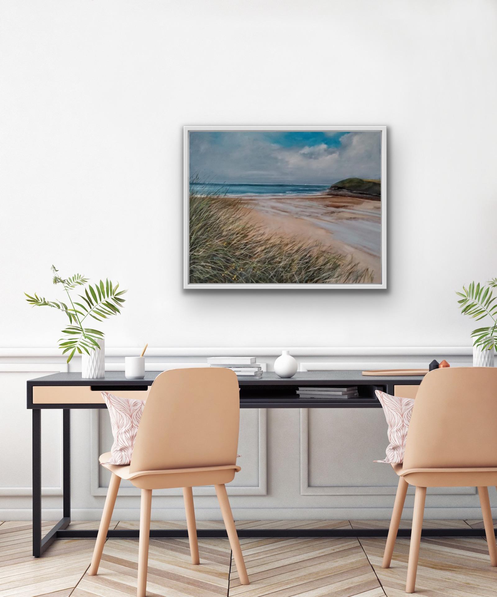 Caroline McMillan Davey, Through The Dune Grass, Original Landscape Painting For Sale 5